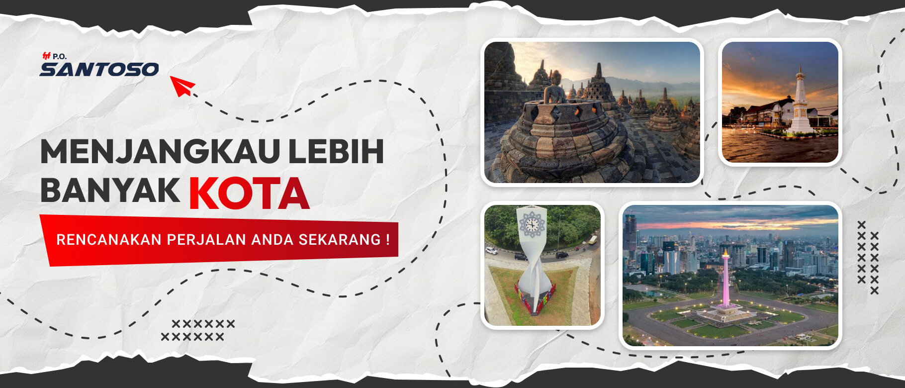 Jaringan agen luas PO Santoso